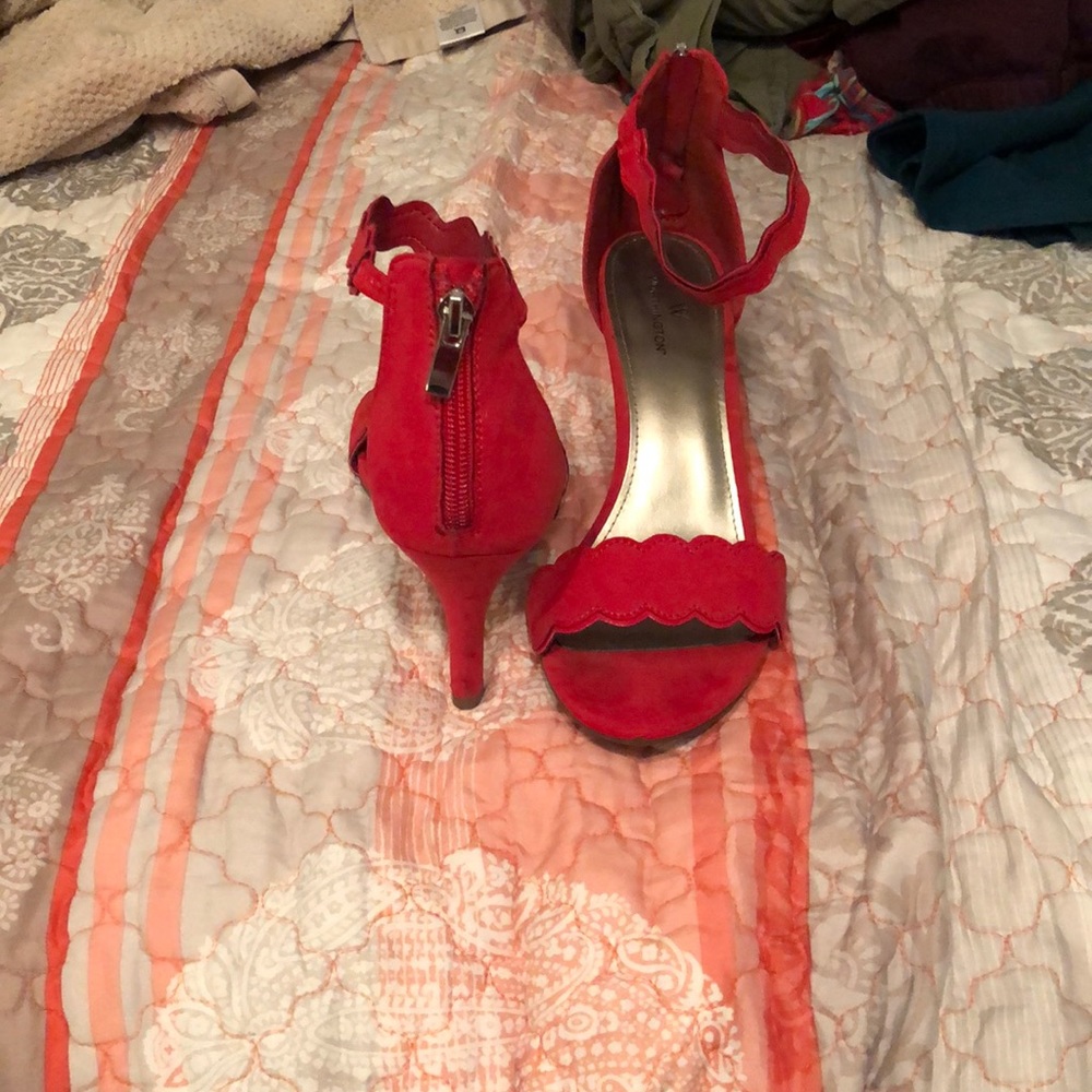 Red high heels
